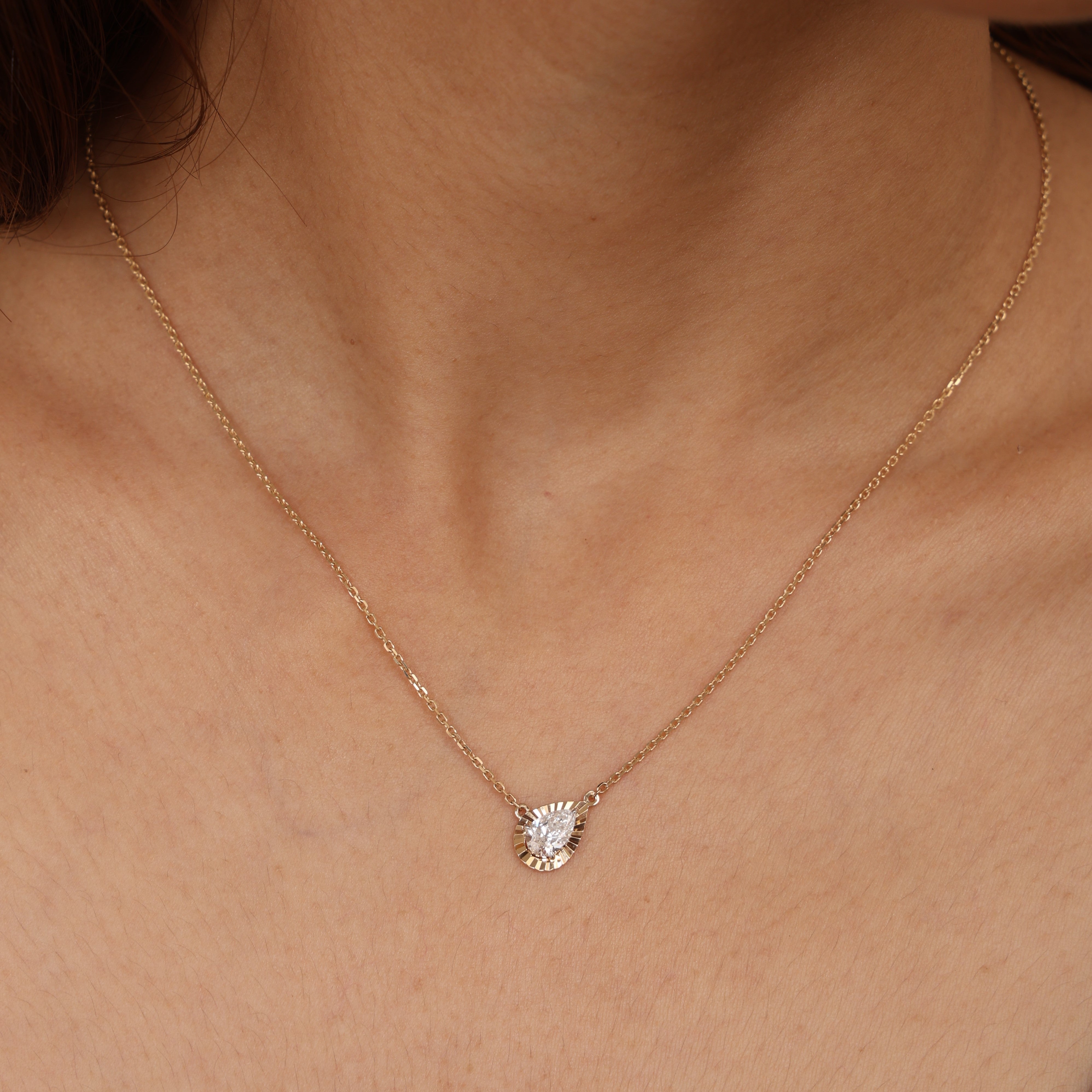 Radiant Teardrop Necklace