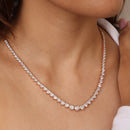 Eternal Hearts Tennis Necklace