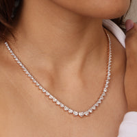 Eternal Hearts Tennis Necklace