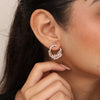 Layered Spark Hoop Earrings