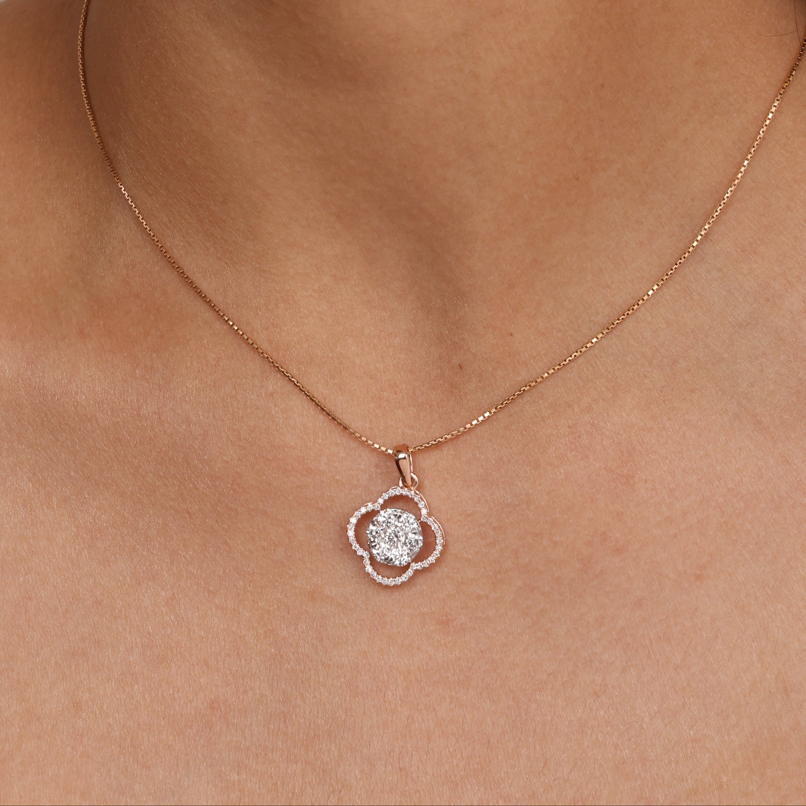 Petal Cluster Necklace