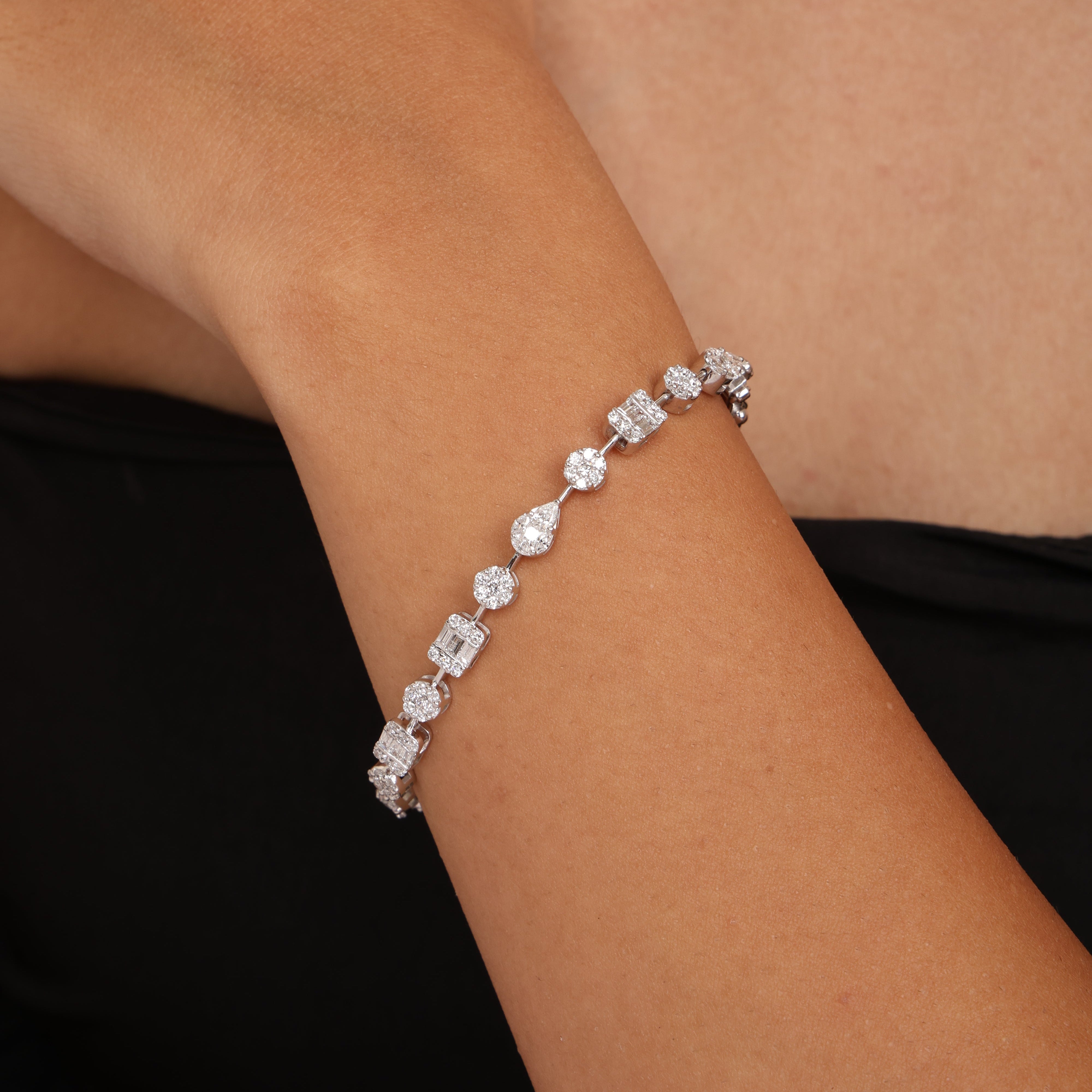 Illusion Multi-Cut Bracelet