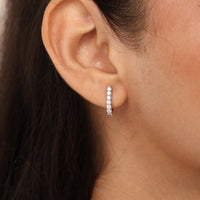 Luxe Pave Huggies