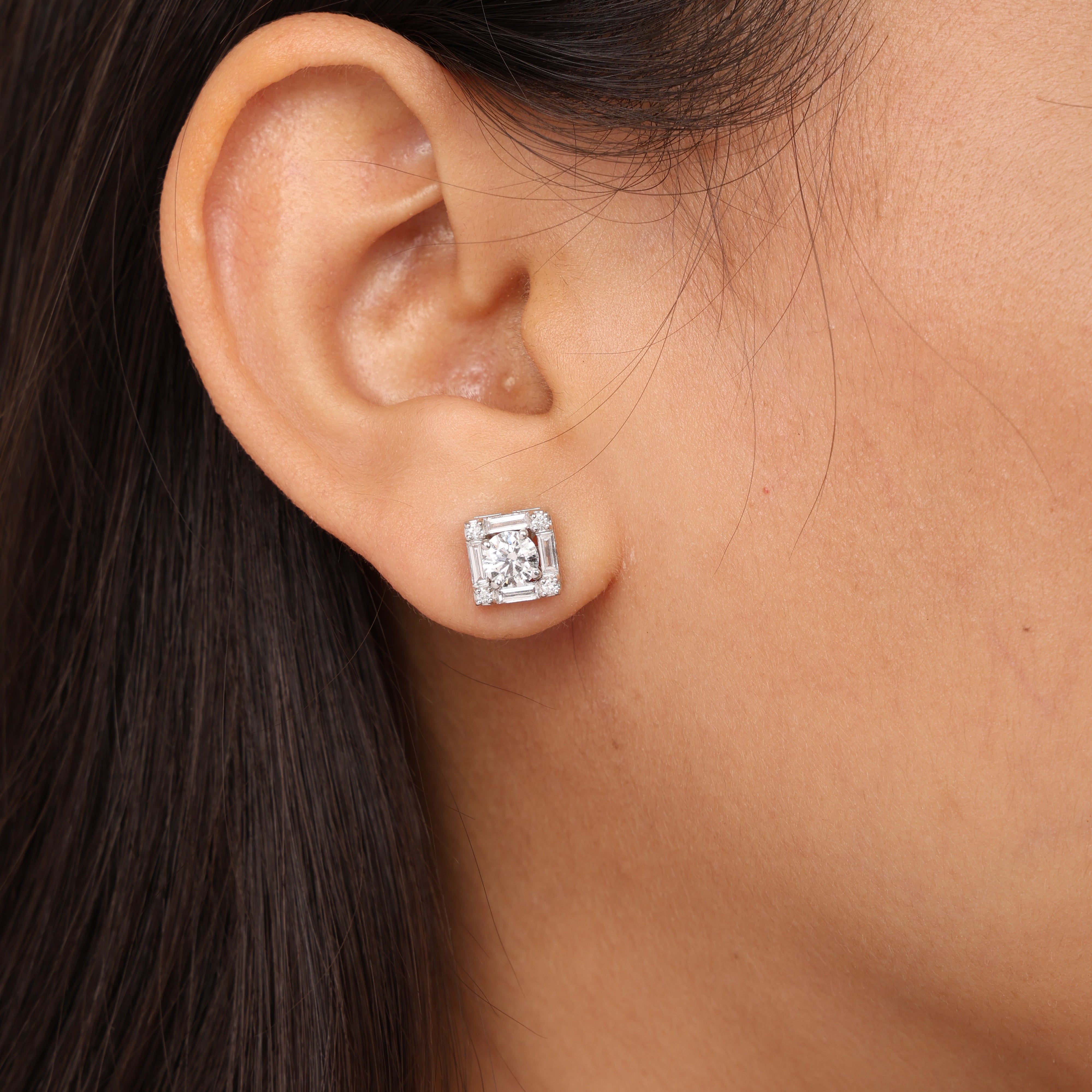 Baguette Frame Studs