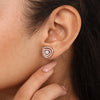 Modern Crest Studs