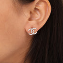Intertwined Logo Studs