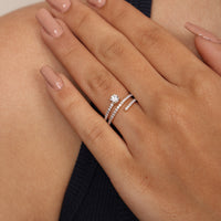 The Serpent Solitaire Ring