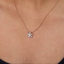 Flower Stone Necklace