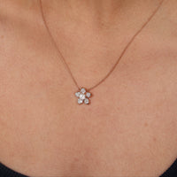 Flower Stone Necklace