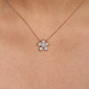 Flower Stone Necklace