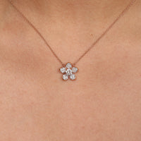 Flower Stone Necklace