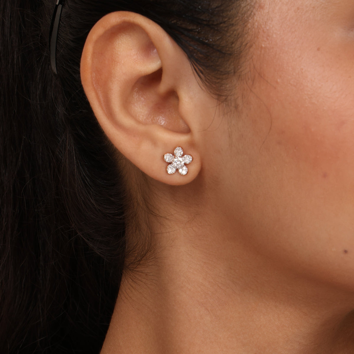 Flower Stone Pendant Set