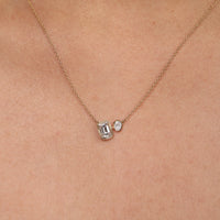 Sunray Toi et Moi Necklace