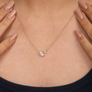 Sunray Toi et Moi Necklace