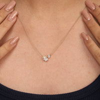 Sunray Toi et Moi Necklace