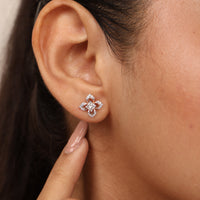 Floral Clover Studs