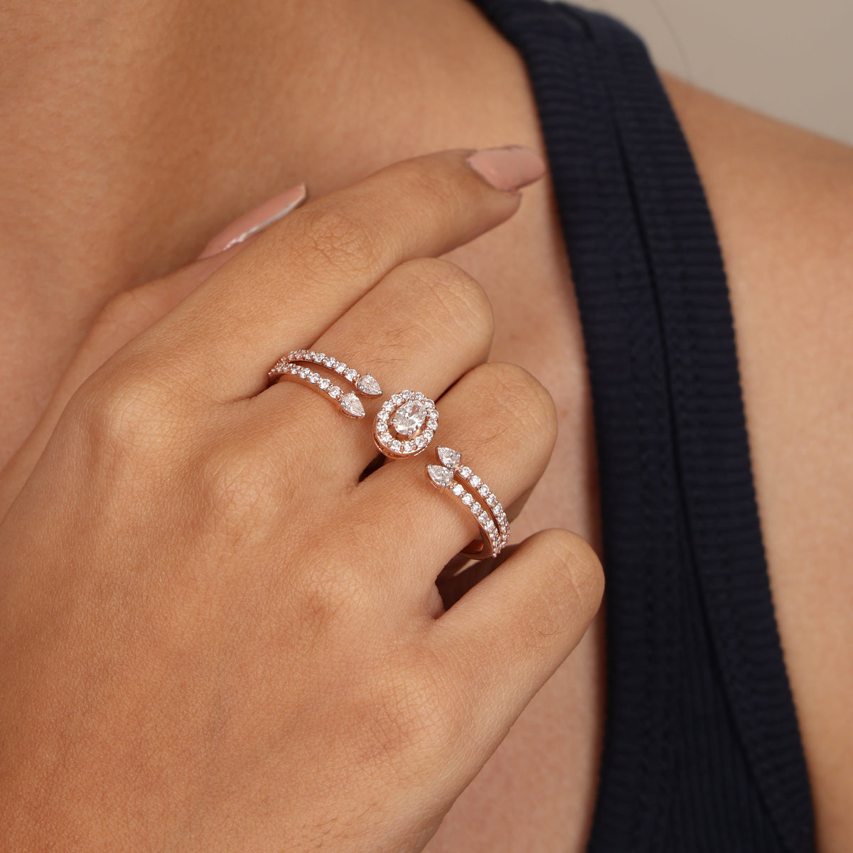9 kt / White Gold / 7