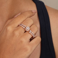 Multi-Finger Floating Halo Ring