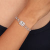 The Emerald Halo Double-Chain Bracelet