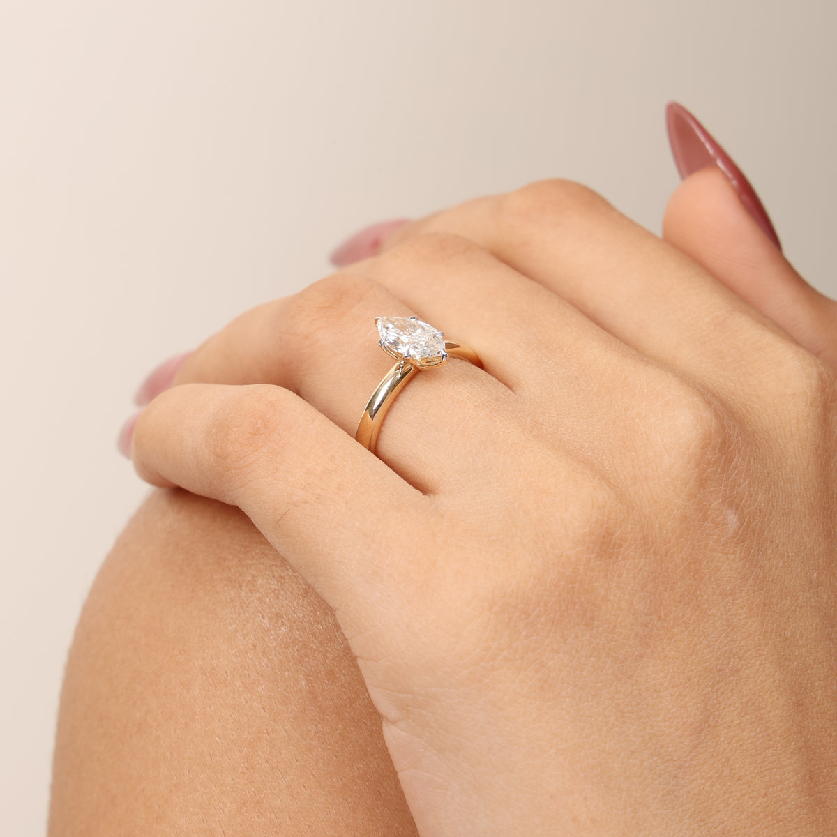 Viera Marquise Solitaire Ring