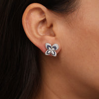 The Sapphire Flower Studs