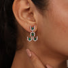 The Emerald Crown Drop Earrings