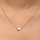 Aira Pear Diamond Necklace
