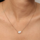 Aira Pear Diamond Necklace