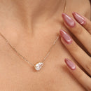 Aira Pear Diamond Necklace