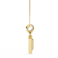 Geometric Halo Pendant