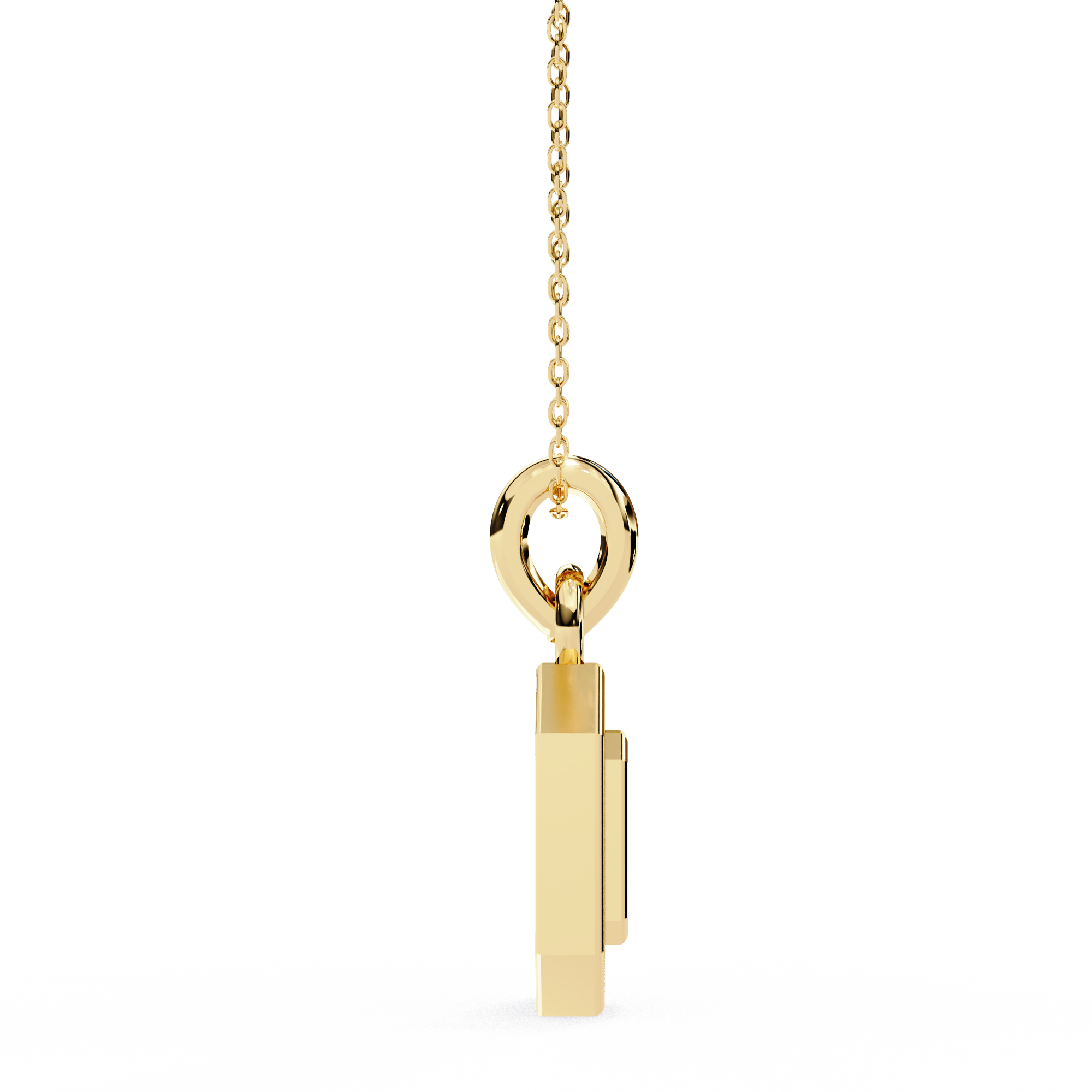Geometric Halo Pendant