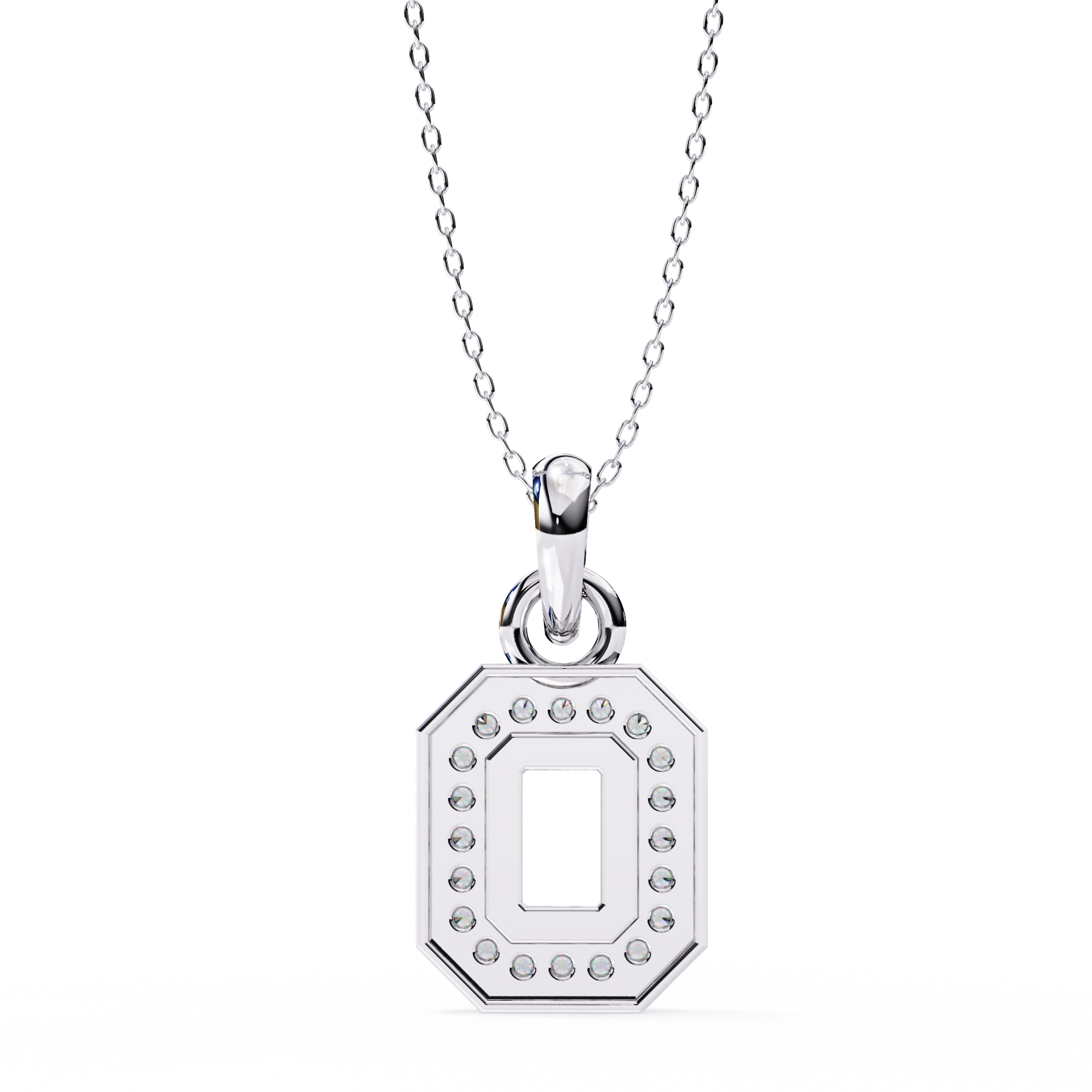 Geometric Halo Pendant