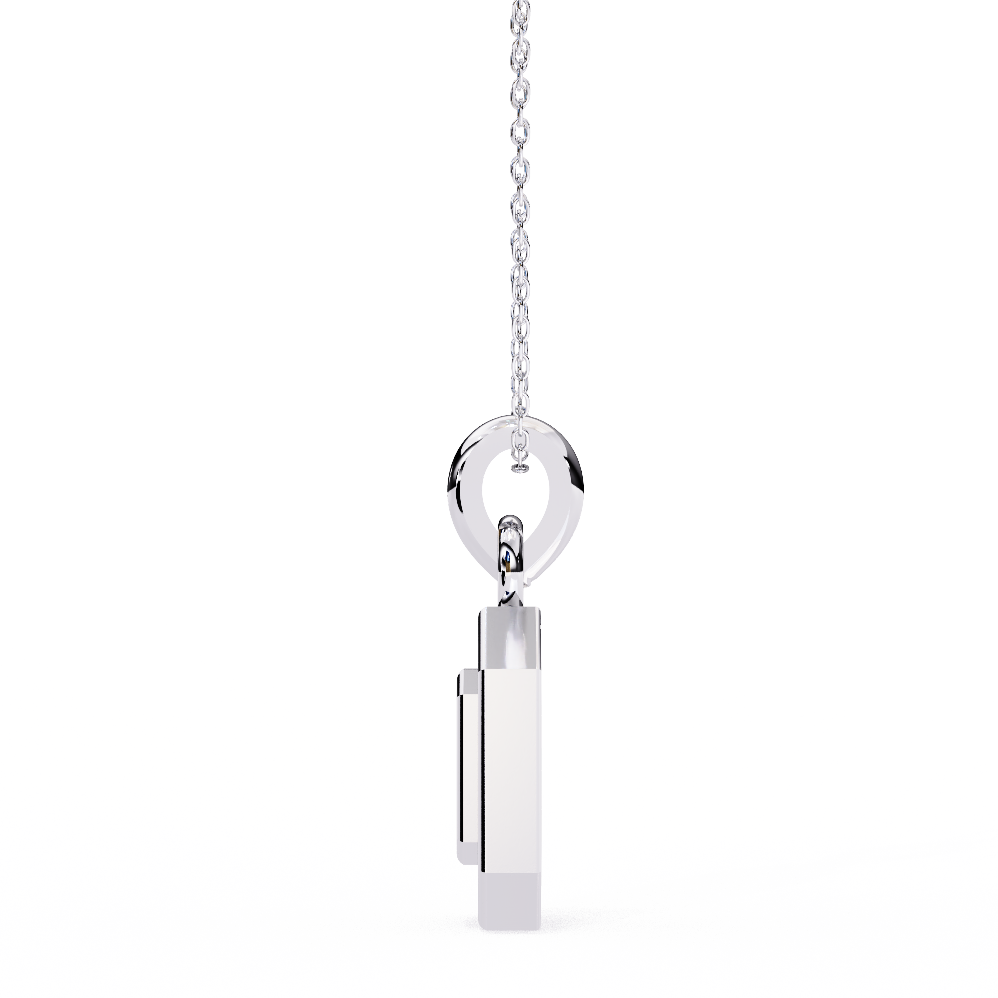 Geometric Halo Pendant