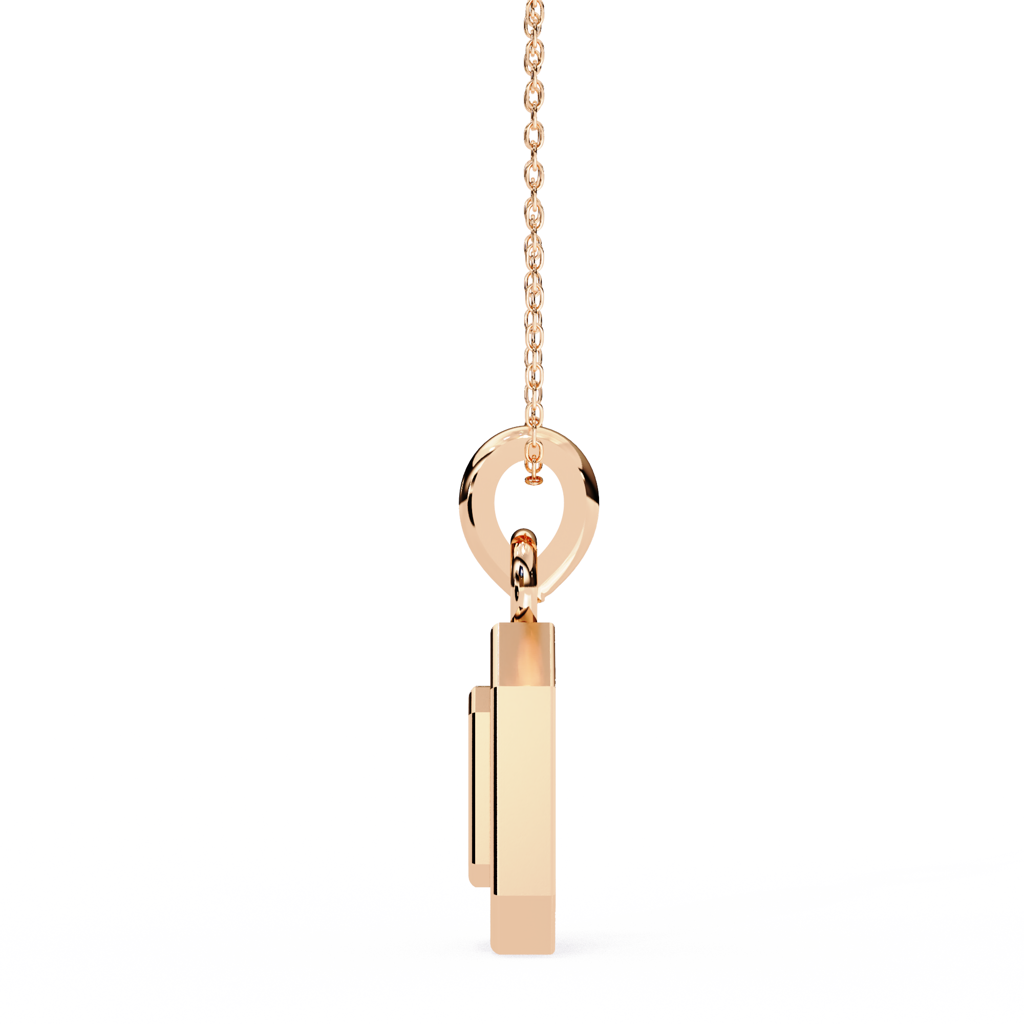 Geometric Halo Pendant