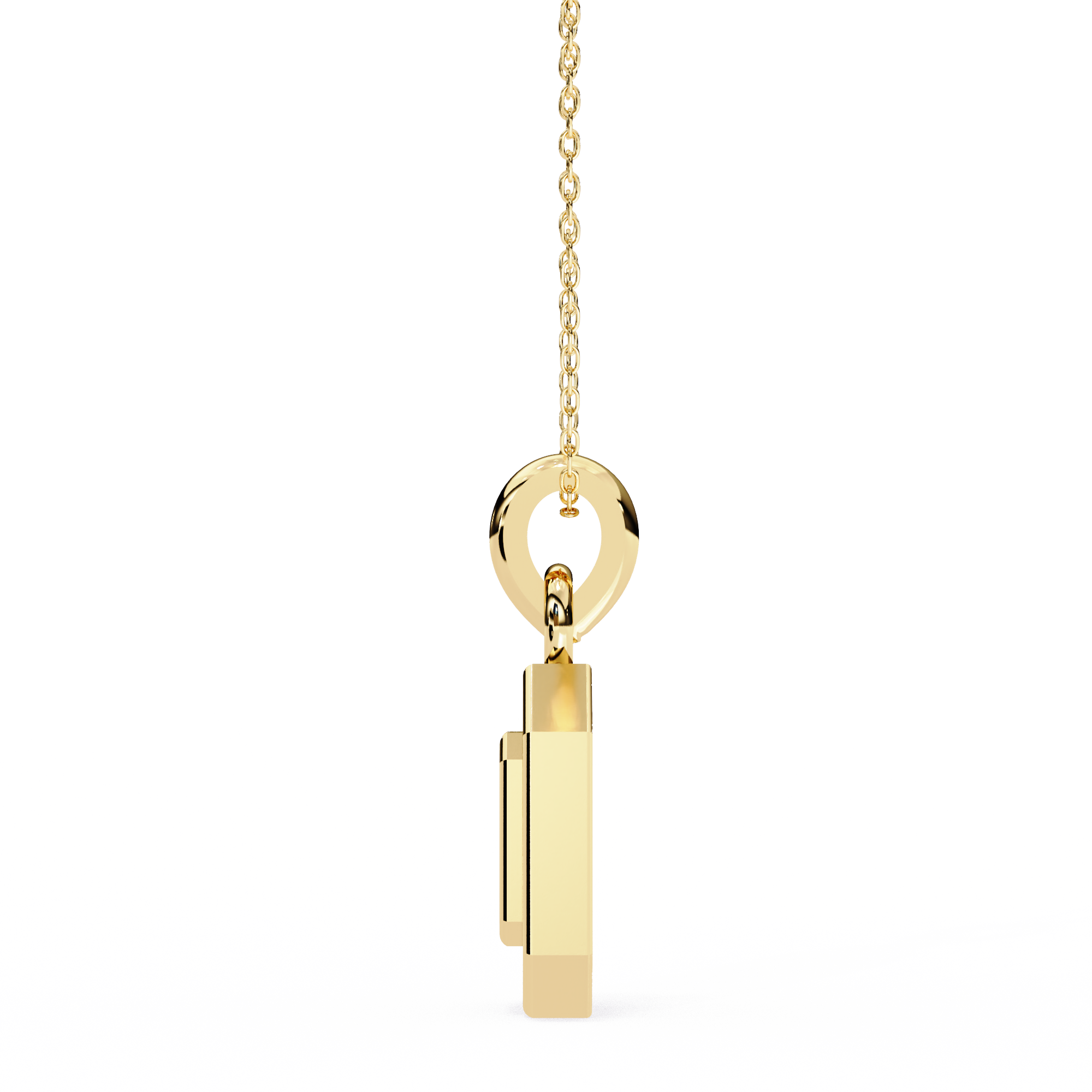 Geometric Halo Pendant