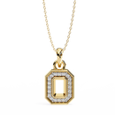 Geometric Halo Pendant