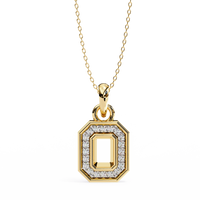 Geometric Halo Pendant