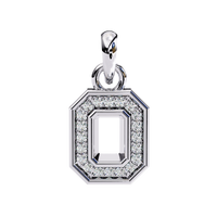 Geometric Halo Pendant
