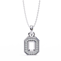 Geometric Halo Pendant