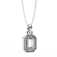 Geometric Halo Pendant
