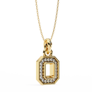 Geometric Halo Pendant
