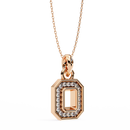 Geometric Halo Pendant