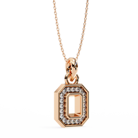 Geometric Halo Pendant