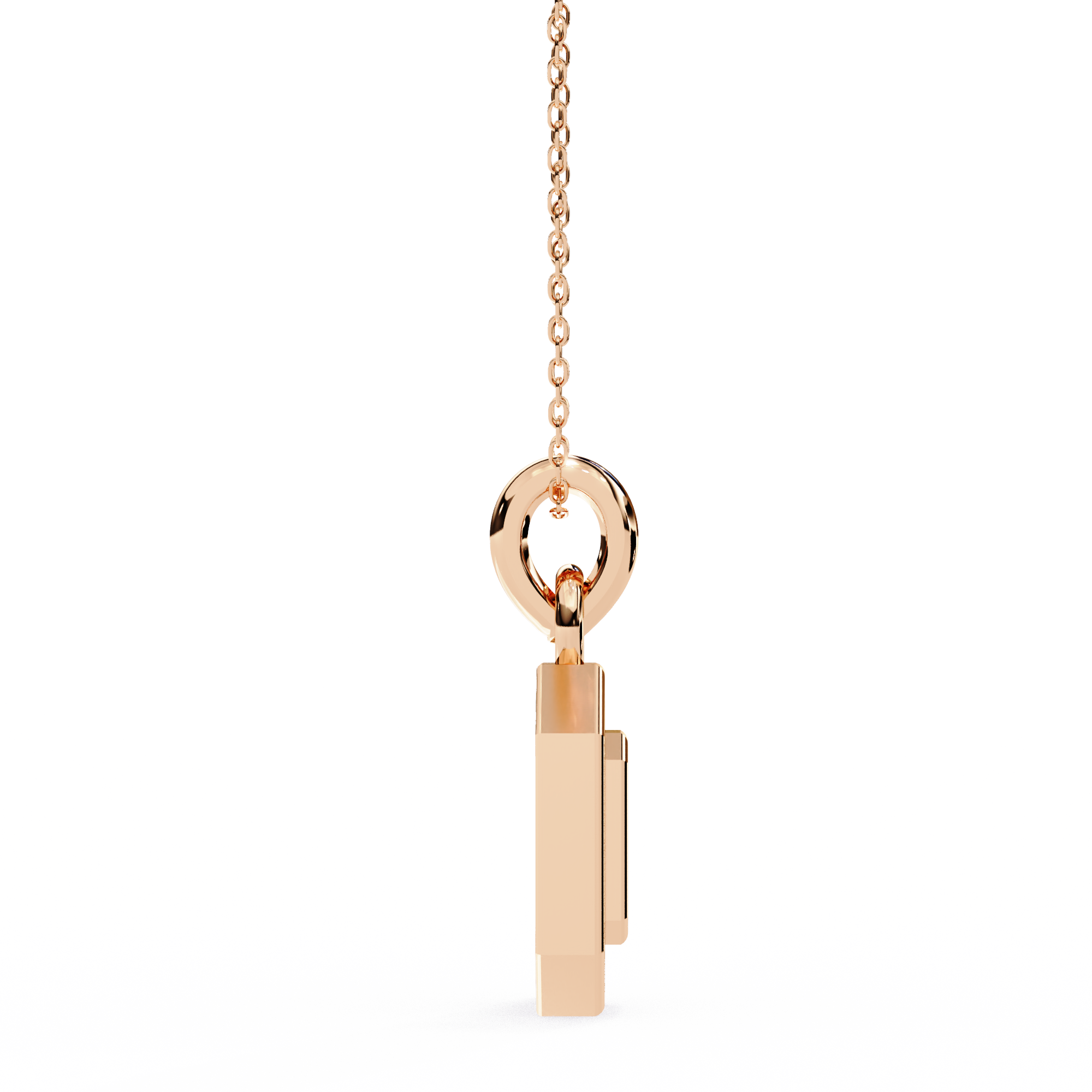 Geometric Halo Pendant