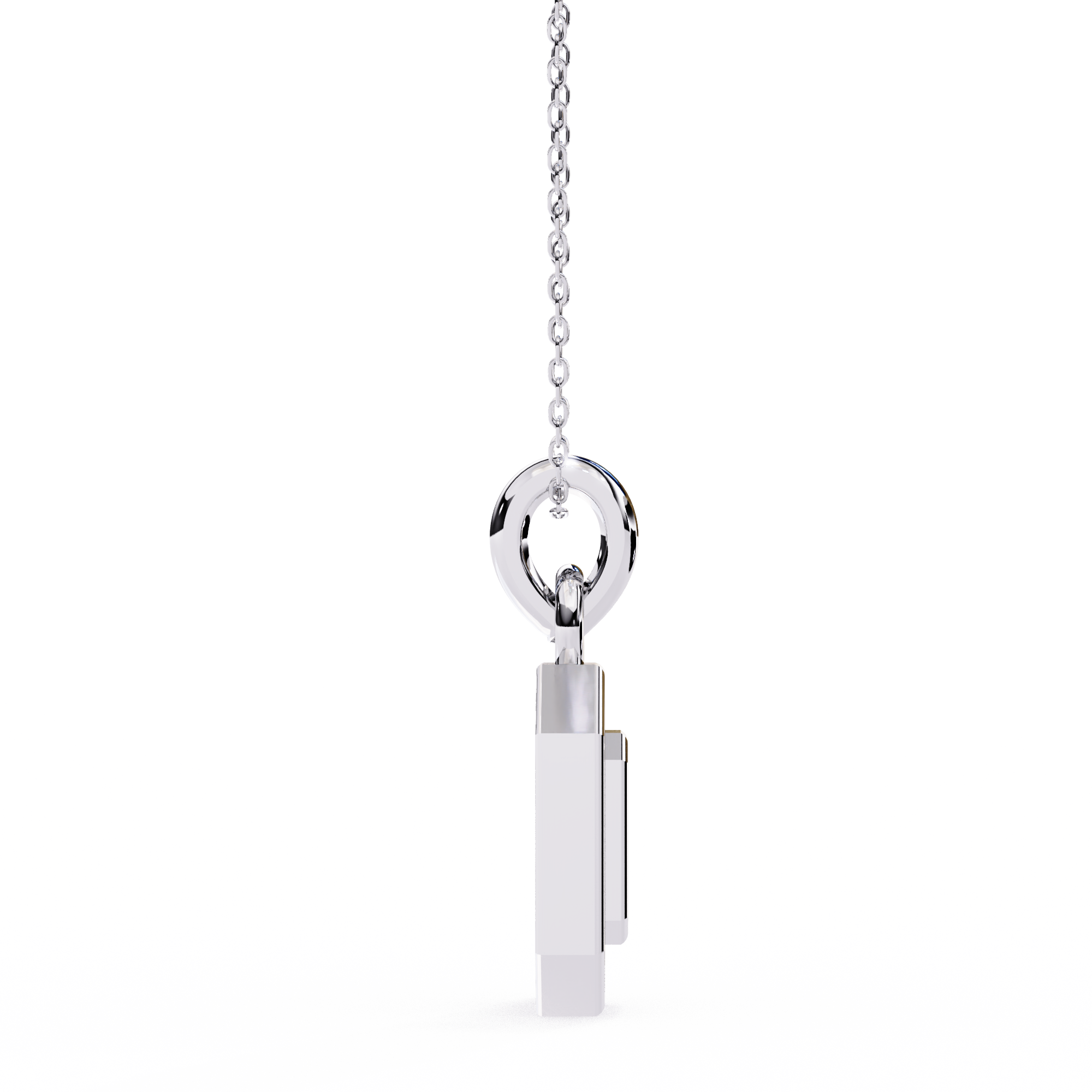 Geometric Halo Pendant