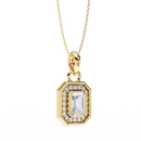 Emerald Radiance Pendant - 0.76 ct emerald