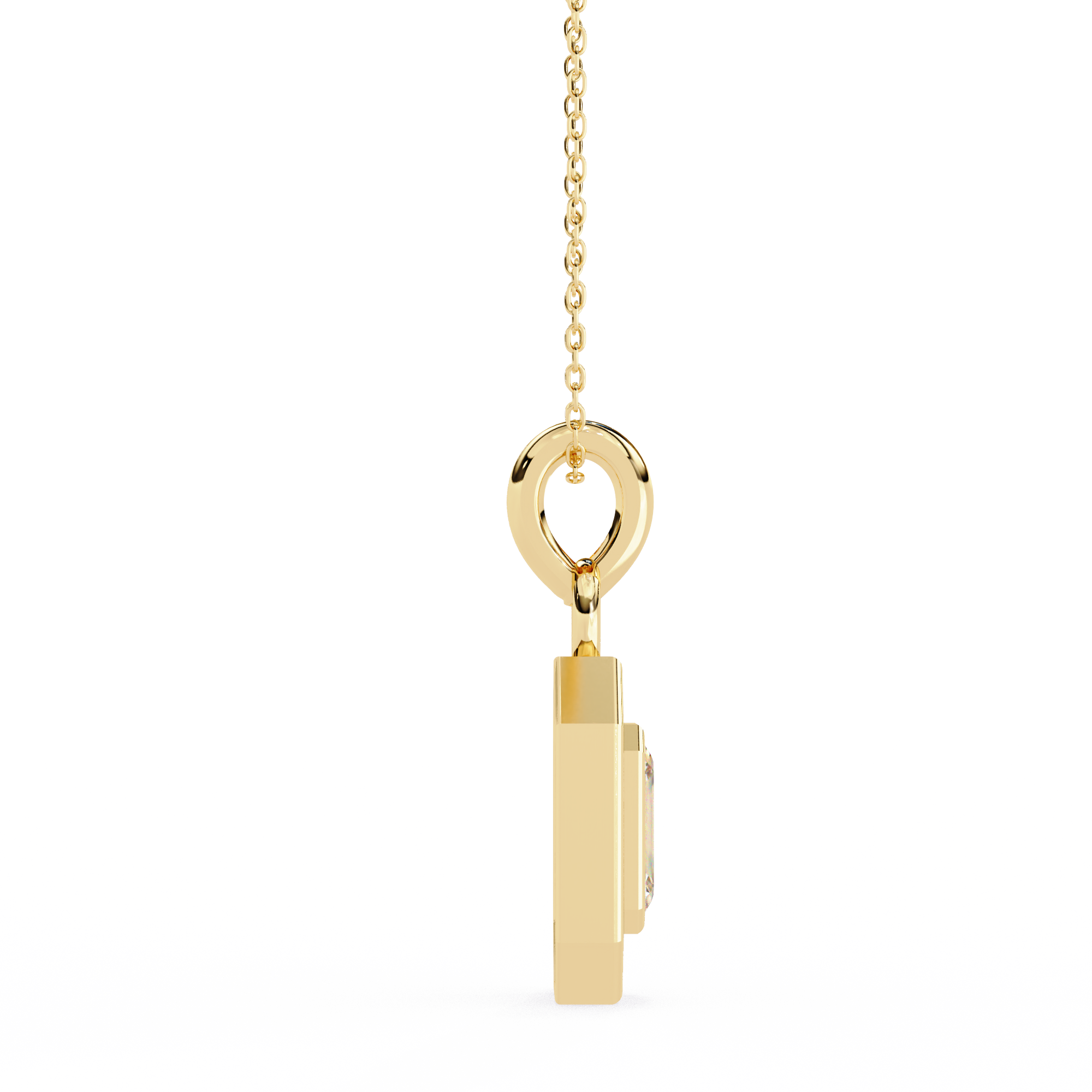Emerald Radiance Pendant - 0.76 ct emerald