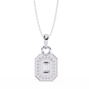 Emerald Radiance Pendant - 0.76 ct emerald