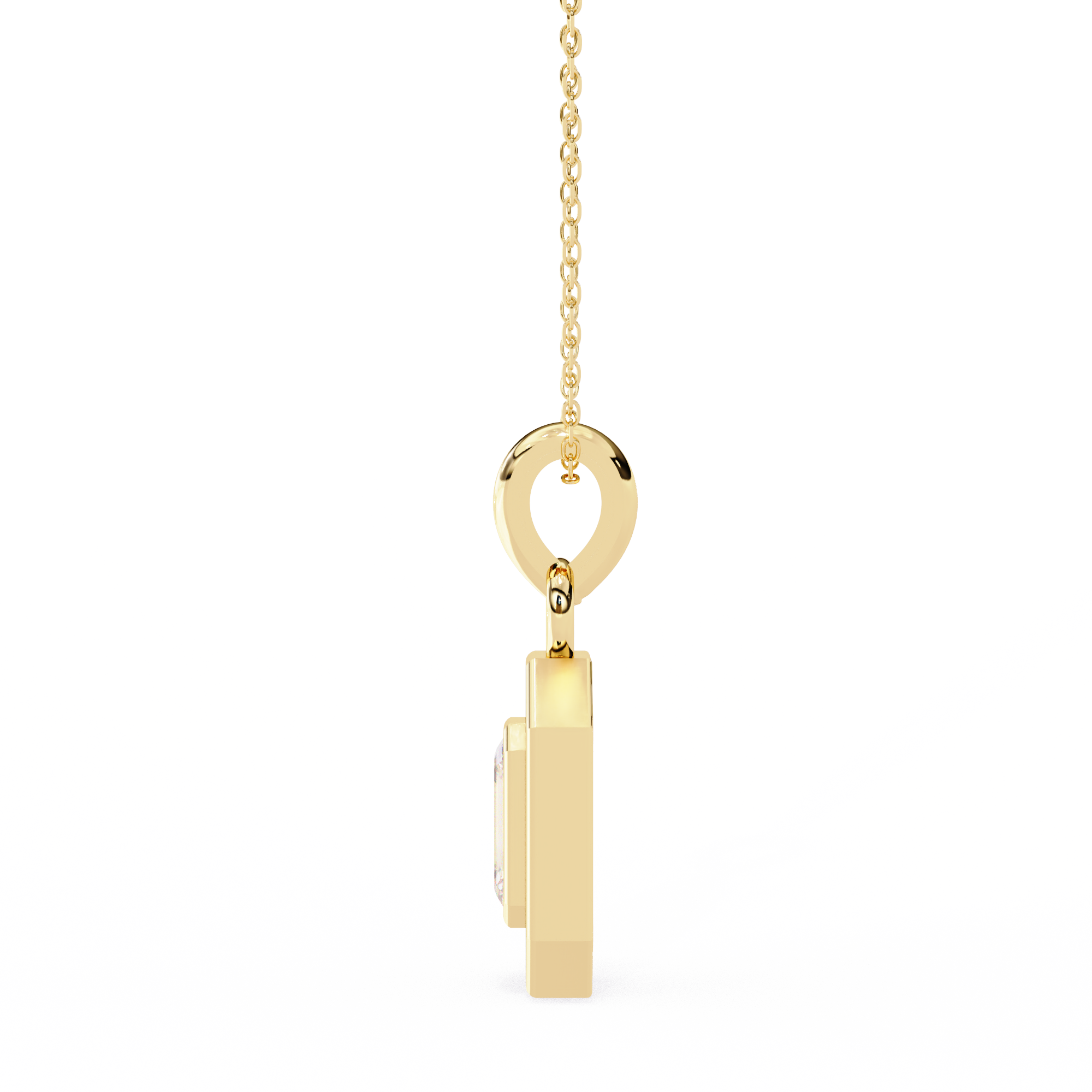 Emerald Radiance Pendant - 0.76 ct emerald