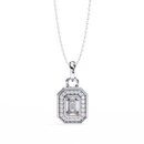 Emerald Radiance Pendant - 0.76 ct emerald